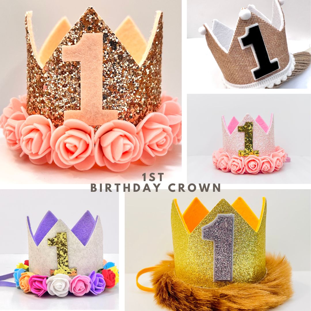 1st birthday cheap party crown
