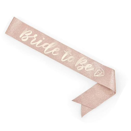 π Bride to Be Glitter Sash β¨