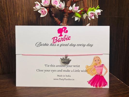 Barbie Wish Bracelet – Crown Charm 👑
