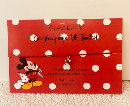 Mickey Wish Bracelet – Star Charm