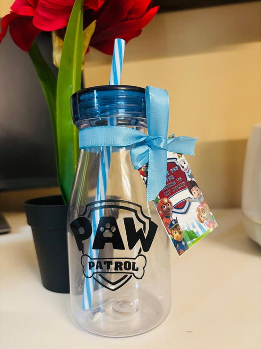 Personalized Paw patrol Milk shake Bottles