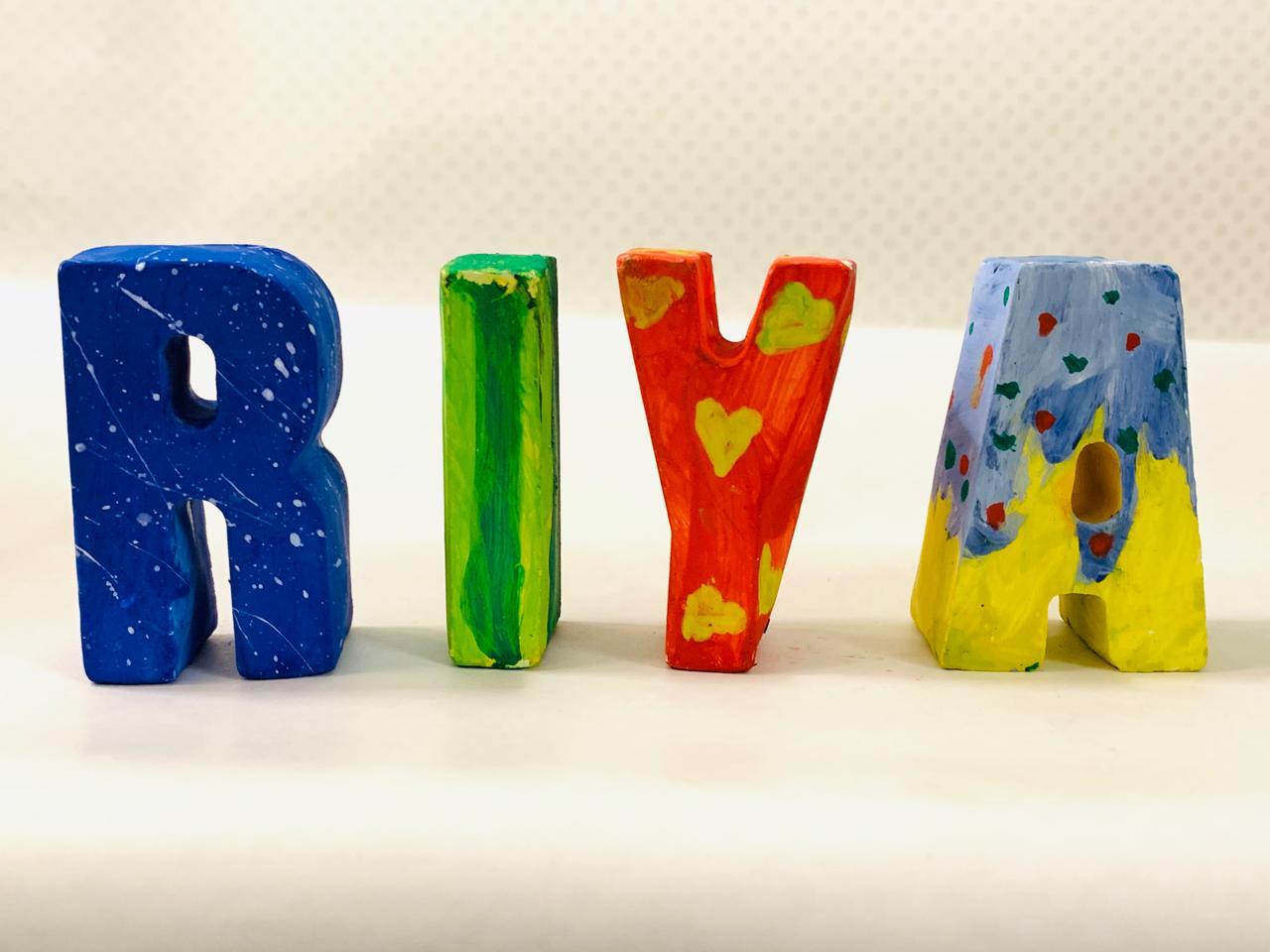 Paint your own name kit - Personalised Return gifts for kids