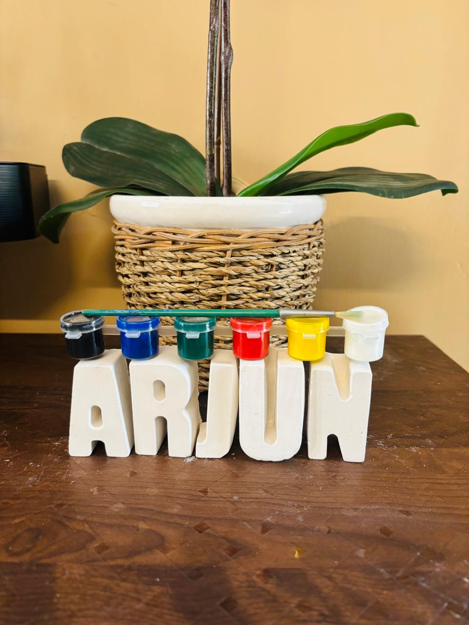 Paint your own name kit - Personalised Return gifts for kids