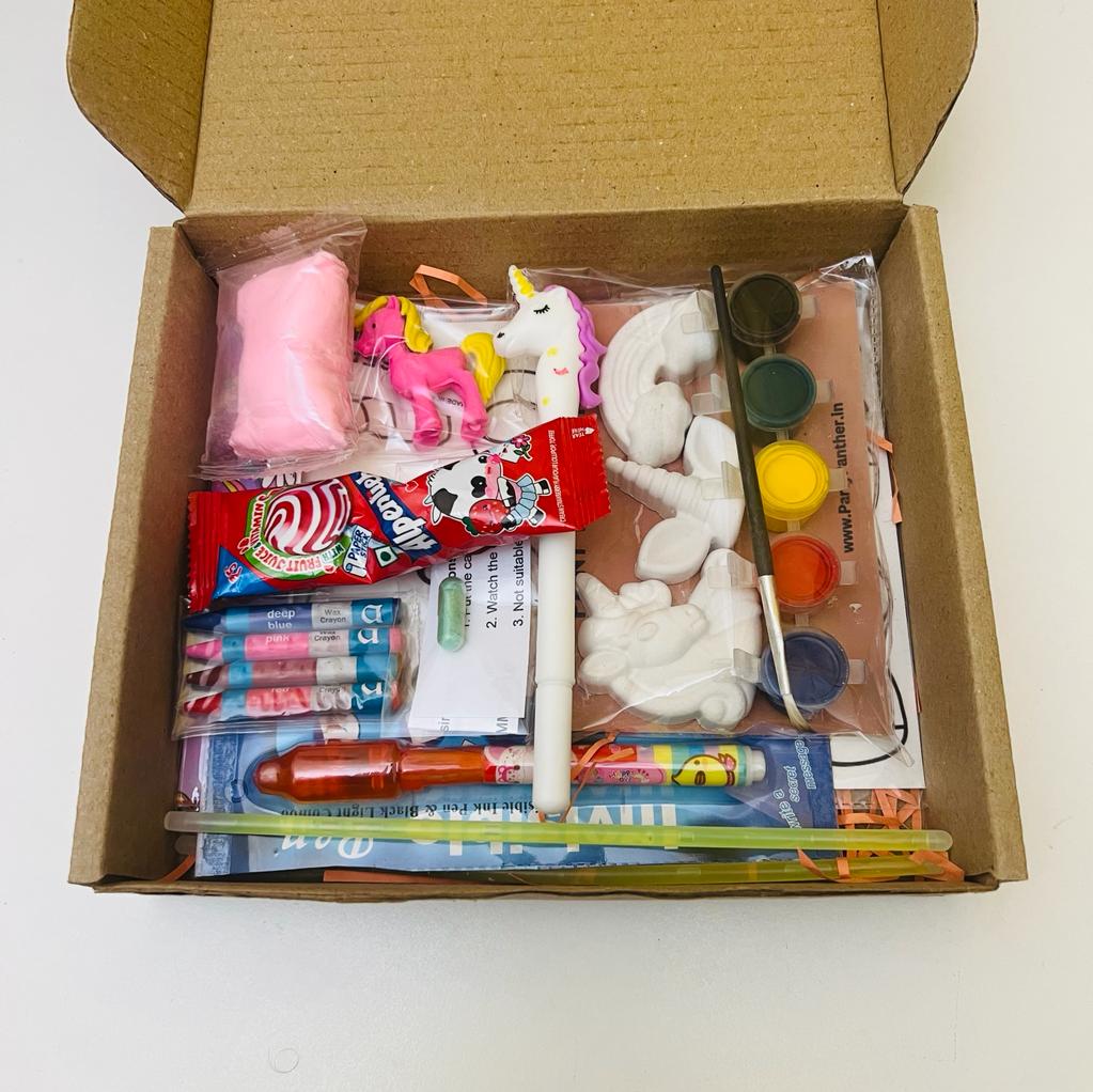 Personalised unicorn activity set - return gifts for kids