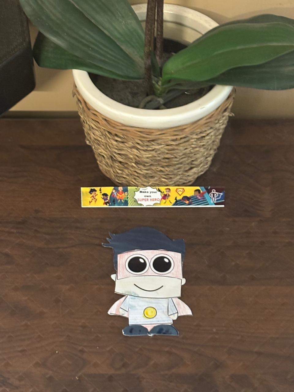 Make Your Own Superhero Craft Kit - Colour, Cut & Glue