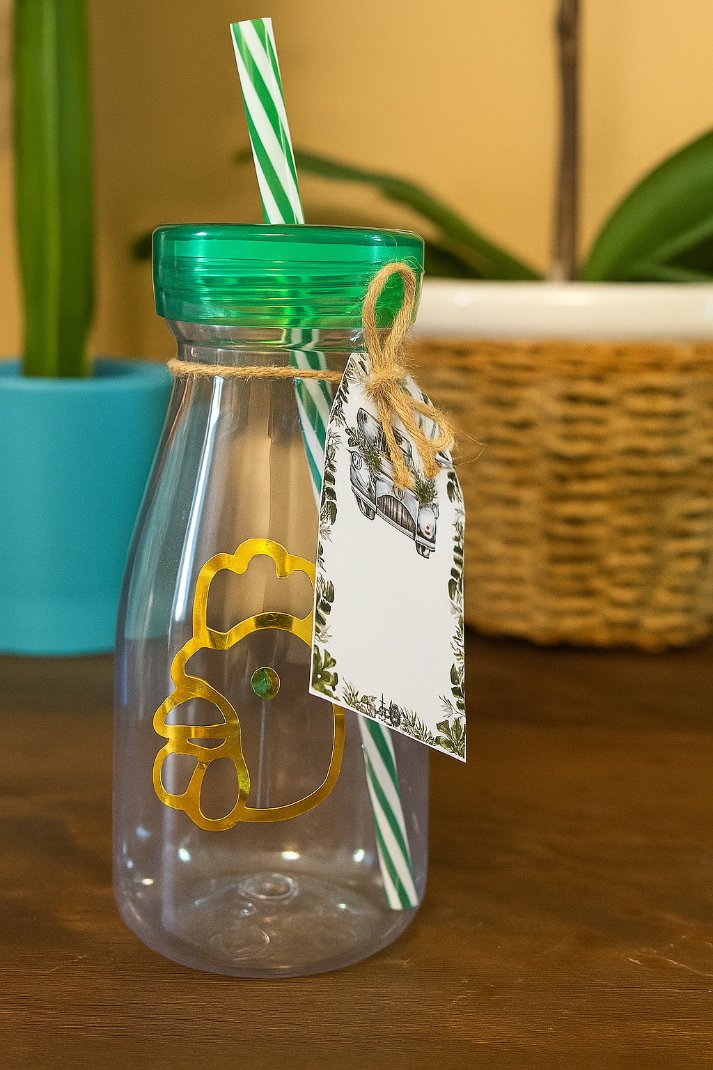 Personalised Milkshake Bottles COMBO with SLAP BAND as a party favor - Animal - Wild one - Jungle -Safari