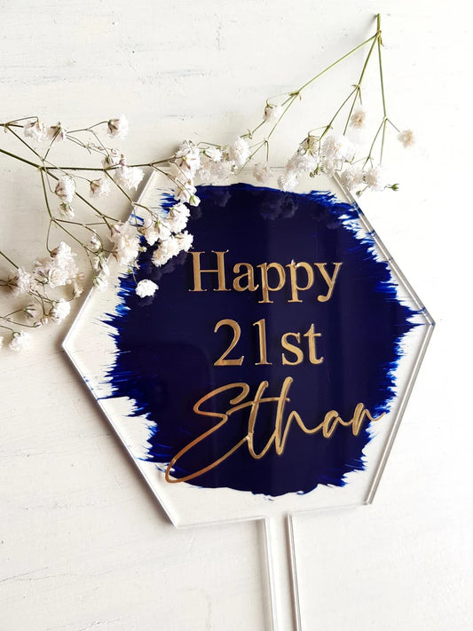 Personalised cake topper for all occasion