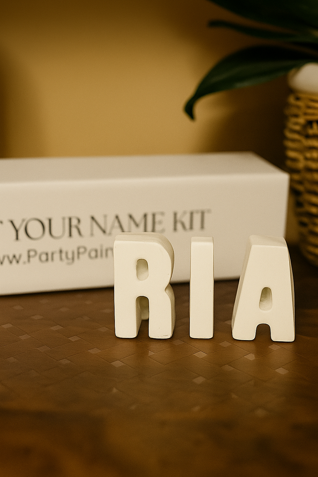 Paint your own name kit - Personalised Return gifts for kids