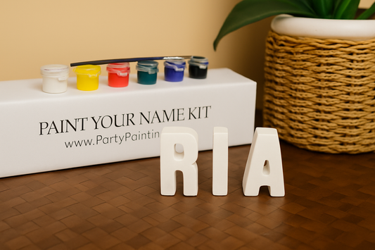 Paint your own name kit - Personalised Return gifts for kids