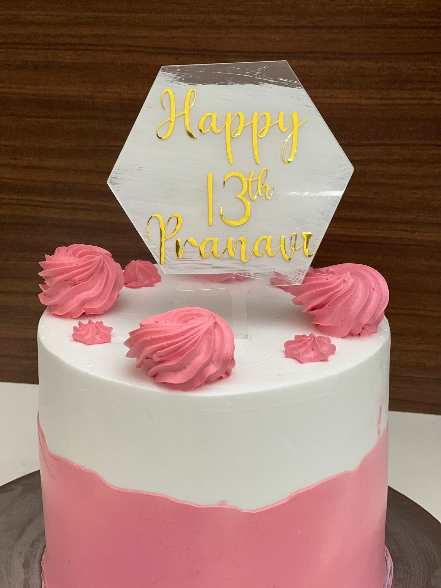 Personalised cake topper for all occasion