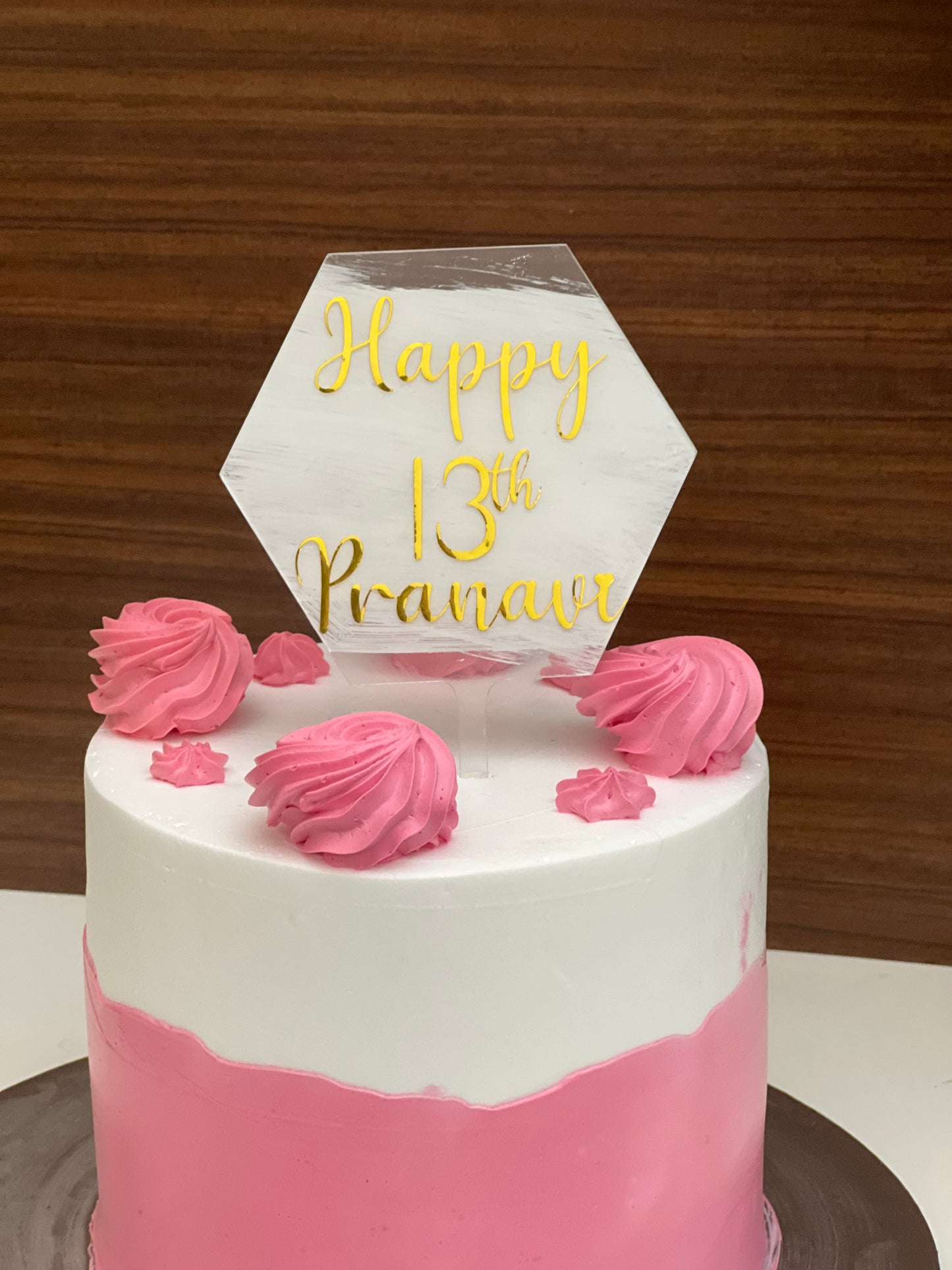 Personalised cake topper for all occasion