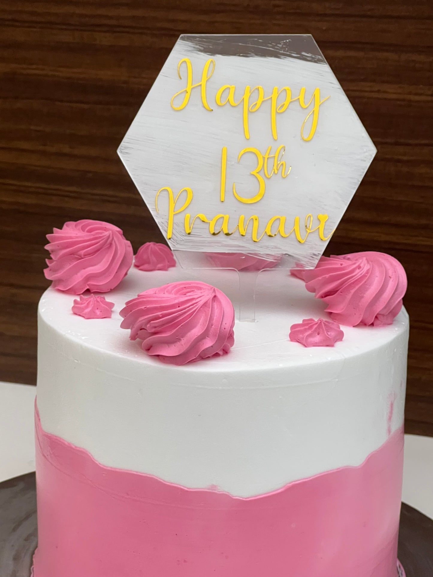 Personalised cake topper for all occasion