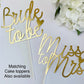 Customised Cursive Gold Glitter Banner - Personalized Handmade party decorations for all occasions