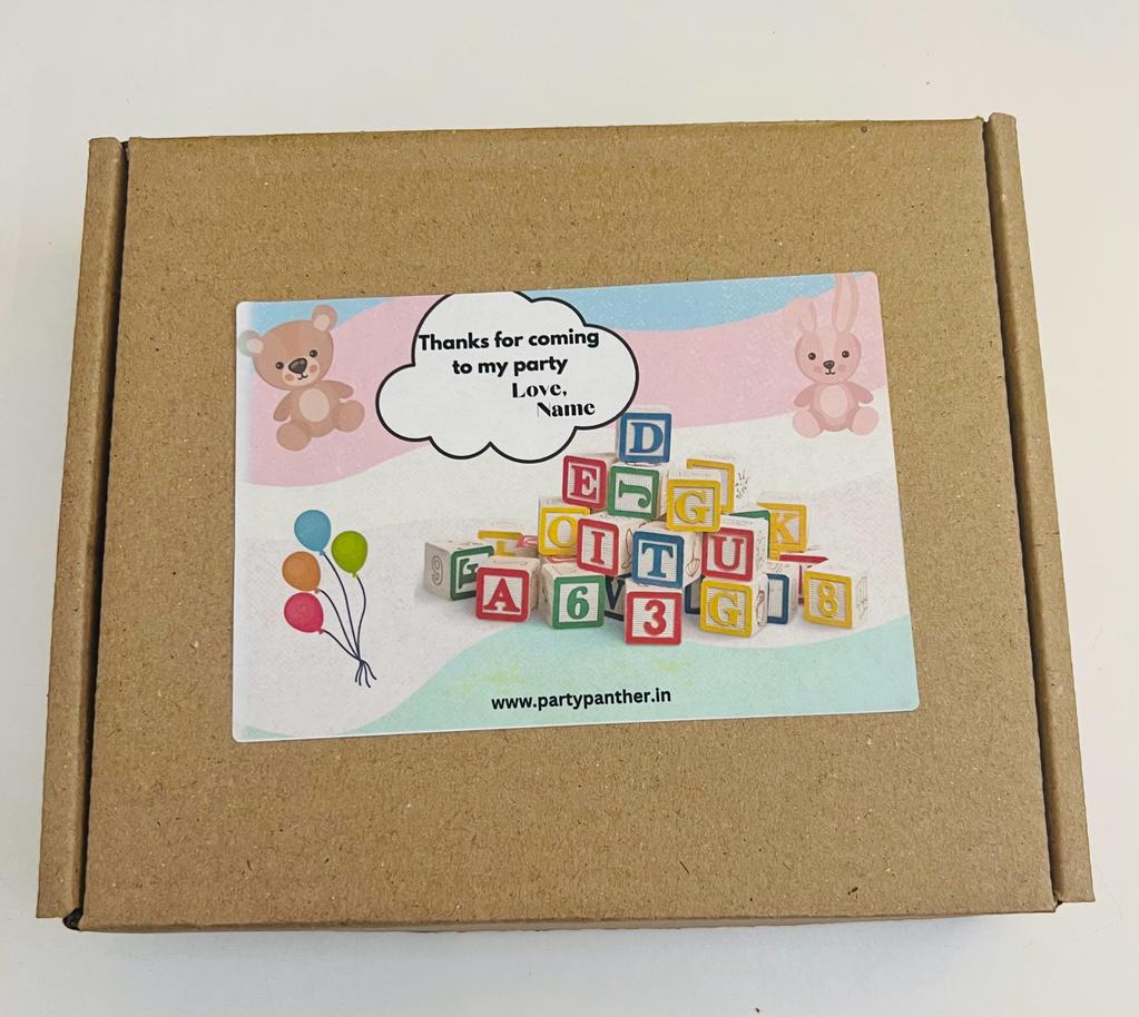 Personalised Safari/ Animal theme return gifts for kids - Unique activity set