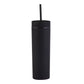 Pack of 2 Long Tumbler with Same Lid and Straw,500ml - Pastel Skinny Tumblers, Unique return  gift