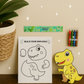 Build Your Dino – Kids DIY Craft Kit - Colour, Cut & Glue