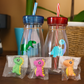 Personalized Dinosaur Water Bottles COMBO with ERASER 🦖✨