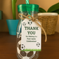 Personalised Milkshake Bottles com as a party favor - Football