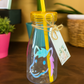 Personalised Milkshake Bottles COMBO as a party favor - Animal - Wild one - Jungle -Safari