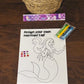 Design Your Own Mermaid Tail - Kids DIY Craft Kit - Colour, Cut & Glue