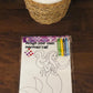 Design Your Own Mermaid Tail - Kids DIY Craft Kit - Colour, Cut & Glue