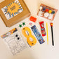Personalised combo return gifts for kids - Marvel activity set
