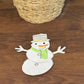 ⛄ Make Your Own Snowman Craft Kit - Colour, Cut & Glue