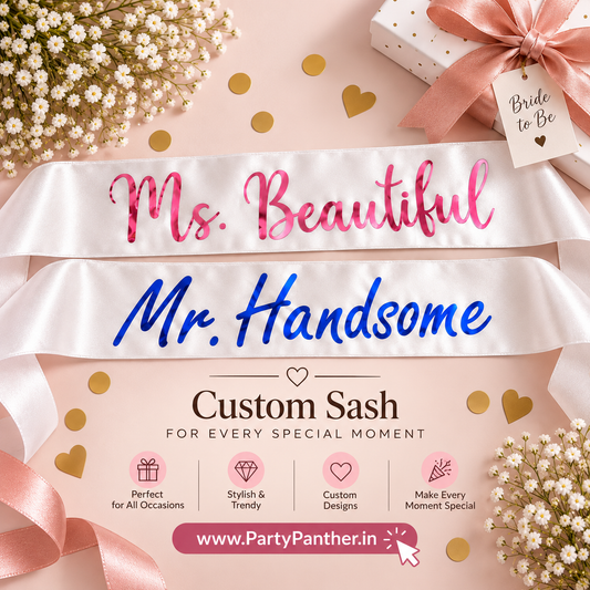 Personalised Sash - Customise with any text