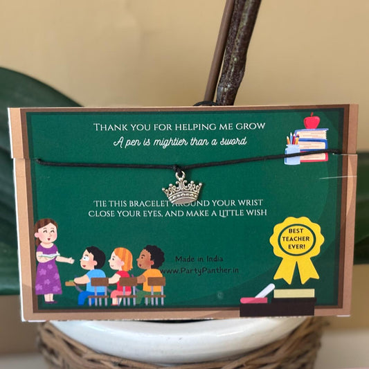 Teacher - Thank You Wish Bracelet