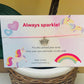 🦄 Always Sparkle – Unicorn Wish Bracelet