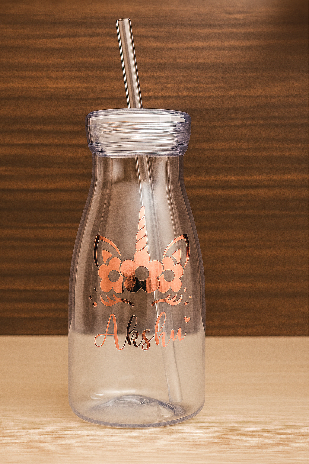 Personalized Unicorn Water Bottles COMBO with ERASER✨