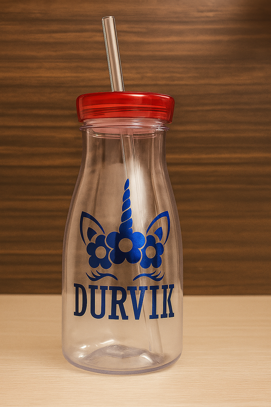 Personalized Unicorn Water Bottles COMBO with ERASER✨