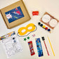 Personalised combo return gifts for kids - Super Hero activity set
