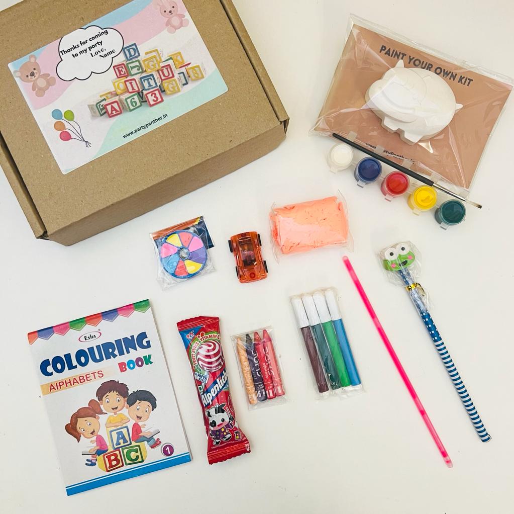 Personalised Safari/ Animal theme return gifts for kids - Unique activity set
