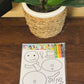 ⛄ Make Your Own Snowman Craft Kit - Colour, Cut & Glue