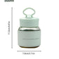 Pack of 2 - 300ml Stylish Glass Jar Bottle with Handle Lid & Sleeve – Leakproof Hot & Cold Coffee Mug for Office & College