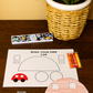 Make Your Own Car Craft Kit - Kids DIY Craft Kit - Colour, Cut & Glue