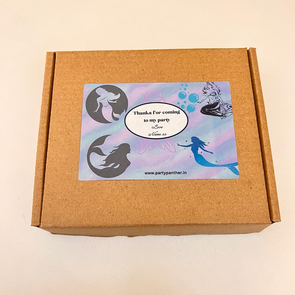 Personalised combo return gifts for kids - Mermaid activity set