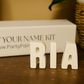Paint your own name kit - Personalised Return gifts for kids