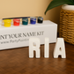 Paint your own name kit - Personalised Return gifts for kids