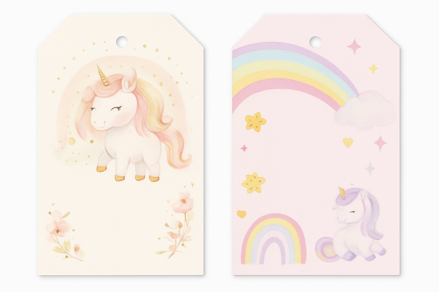 Personalized Unicorn Water Bottles COMBO with ERASER✨
