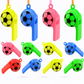 Set of 6 or 12 Football Whistles – Fun Party Favors for Kids