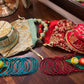 Return Gift combo - Beautiful Potli bags with Bangle Box, Bangles ,Kumkum and turmeric.