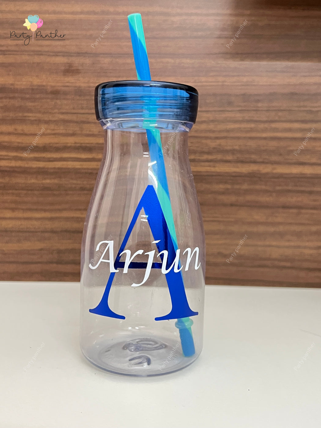 Personalised Milkshake Bottles as a party favor for unique return gifts