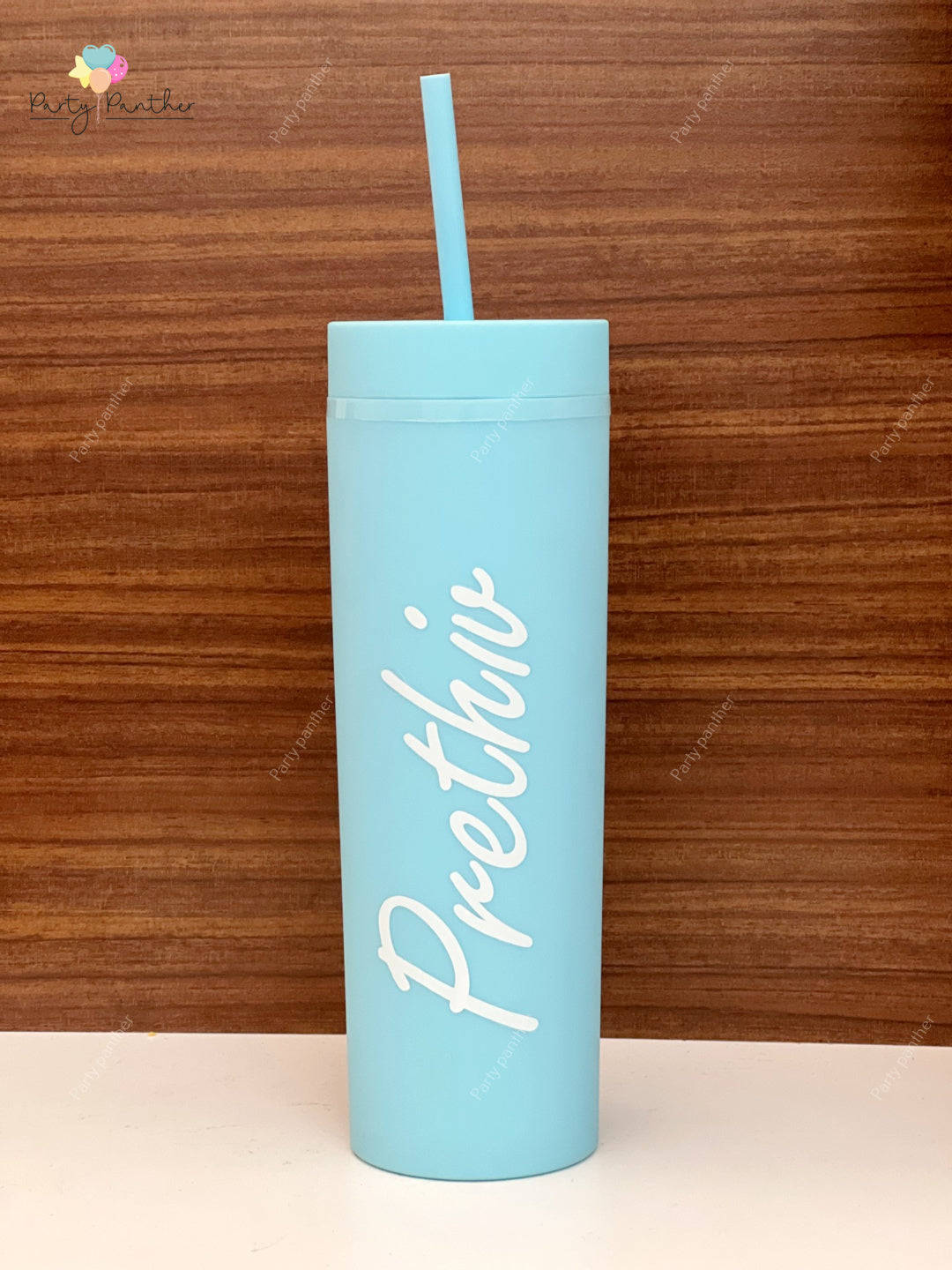Personalized Double Wall Tumbler Blue,500ml - Unique Gift