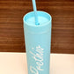 Personalized Double Wall Tumbler Blue,500ml - Unique Gift