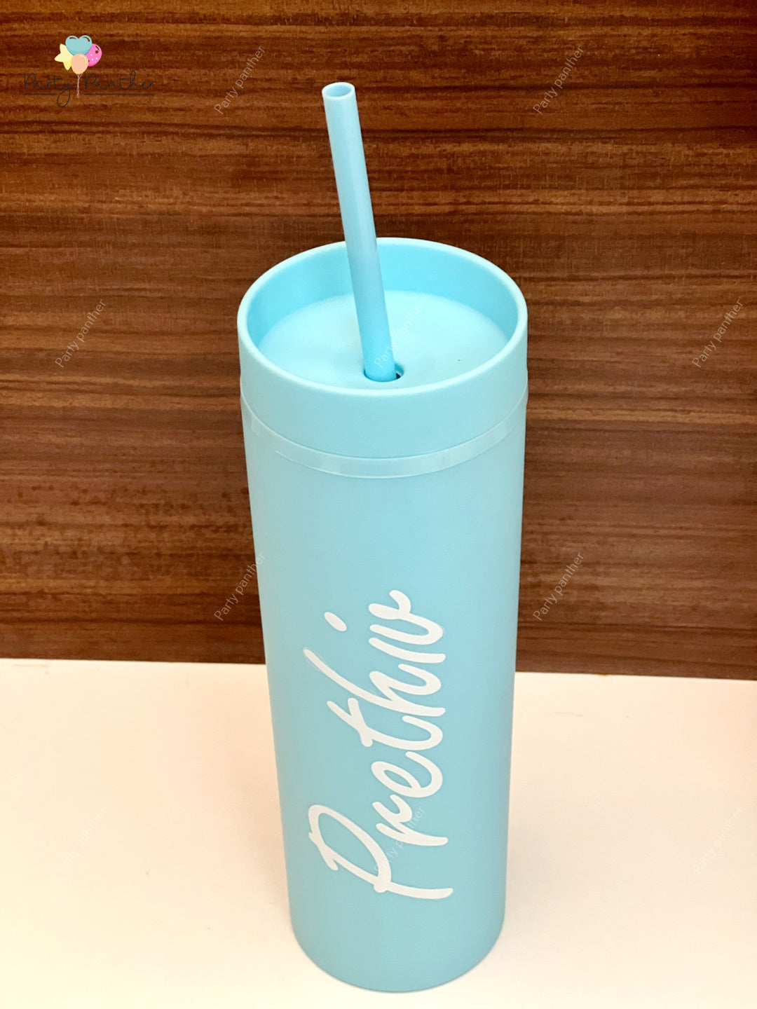 Personalized Double Wall Tumbler Blue,500ml - Unique Gift