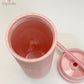 Personalized Double Wall Tumbler Pink,500ml - Unique gift