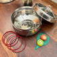 Tiffin Box Combo with Blouse bit, Bangles , Kumkum and turmeric- Return Gift Combo