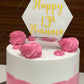 Personalised Acrylic cake topper for wedding,Engagement, baby shower and Birthday parties
